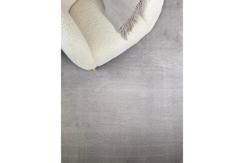 Momita Friezeteppe 200x290 cm Rektangulært - Grå - Tekstiler - Tepper & Matter - Moderne tepper - Wiltontepper