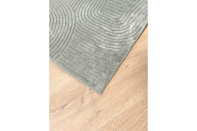 Momita Friezeteppe 200x290 cm Rektangulært - Grønn - Tekstiler - Tepper & Matter - Moderne tepper - Wiltontepper