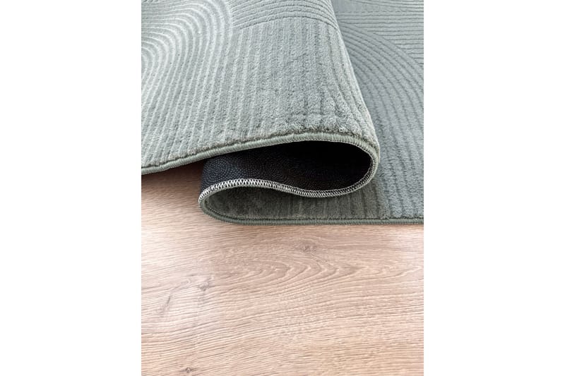 Momita Friezeteppe 200x290 cm Rektangulært - Grønn - Tekstiler - Tepper & Matter - Moderne tepper - Wiltontepper