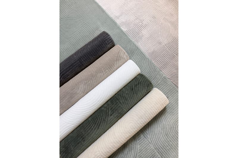 Momita Friezeteppe 80x250 cm Avlangt - Grønn - Tekstiler - Tepper & Matter - Moderne tepper - Wiltontepper