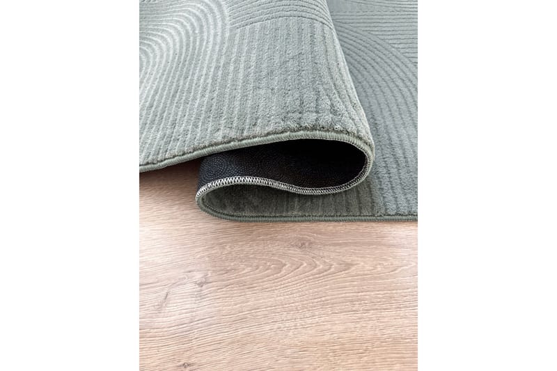 Momita Friezeteppe 80x250 cm Avlangt - Grønn - Tekstiler - Tepper & Matter - Moderne tepper - Wiltontepper
