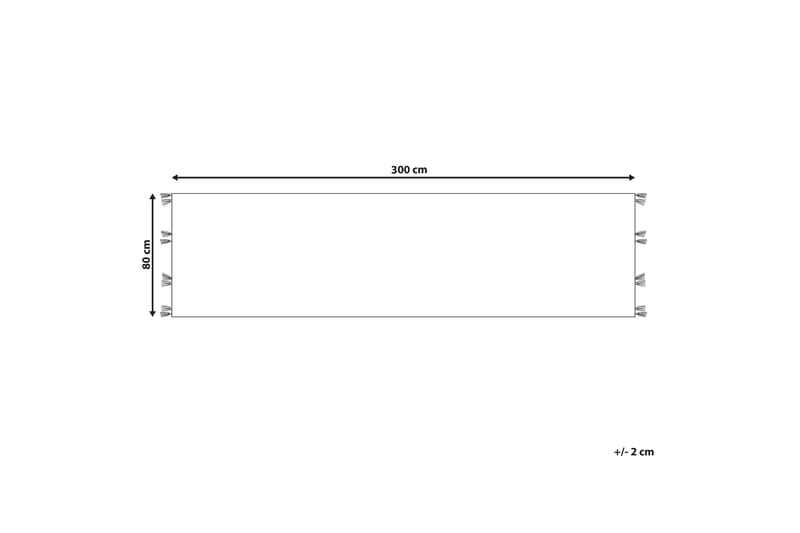 Mrgashat Gangmatte 80x300 cm - Blå - Tekstiler - Tepper & Matter - Moderne tepper - Ullteppe