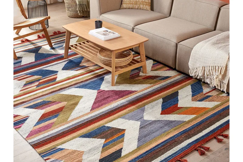 Mrgashat Ullteppe 200x300 cm - Blå - Tekstiler - Tepper & Matter - Moderne tepper - Gangmatter