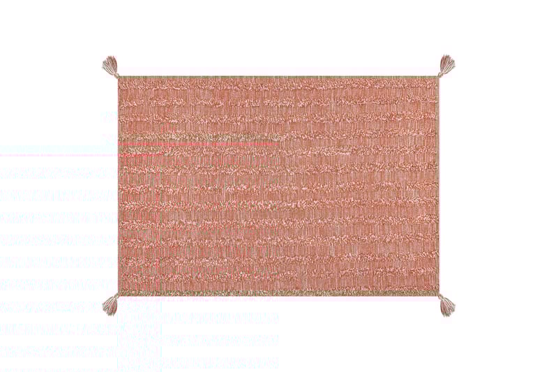 Mugla Ryeteppe 140x200 cm - Oransje - Tekstiler - Tepper & Matter - Moderne tepper - Ryeteppe