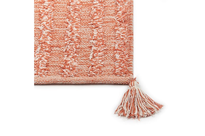 Mugla Ryeteppe 160x230 cm - Oransje - Tekstiler - Tepper & Matter - Moderne tepper - Bomullstepper