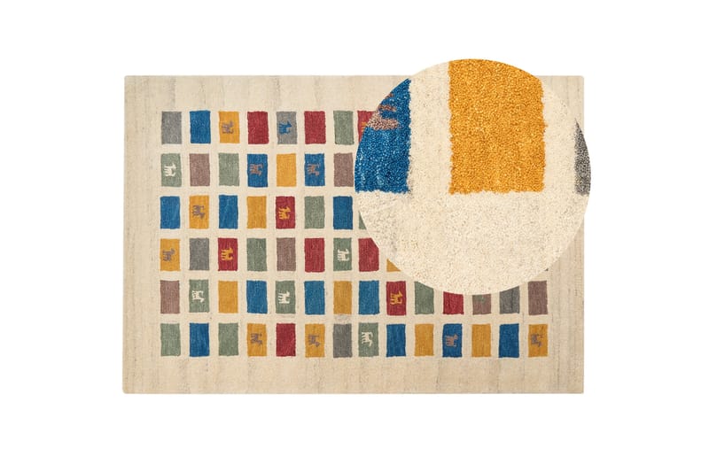 Muratli Ryeteppe 160x230 cm - Beige - Tekstiler - Tepper & Matter - Moderne tepper - Ryeteppe