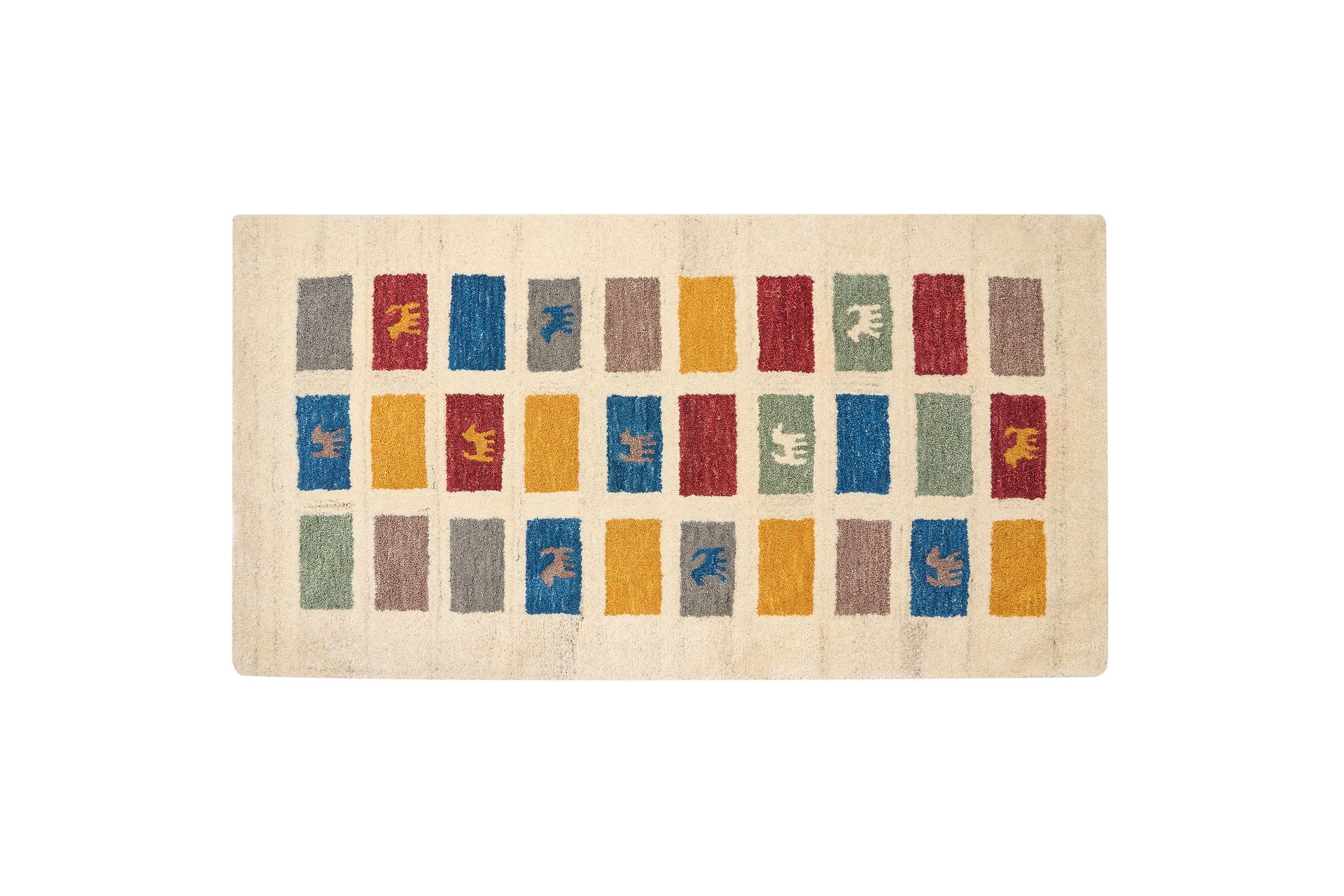 Muratli Ryeteppe 80x150 cm - Beige - Tekstiler - Tepper & Matter - Moderne tepper - Ryeteppe