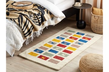 Muratli Ryeteppe 80x150 cm - Beige - Tekstiler - Tepper & Matter - Moderne tepper - Ryeteppe