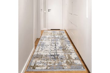 Naveena Gangmatte 80x500 cm Rektangulær - Grå/Beige/Creme - Tekstiler - Tepper & Matter - Moderne tepper - Gangmatter