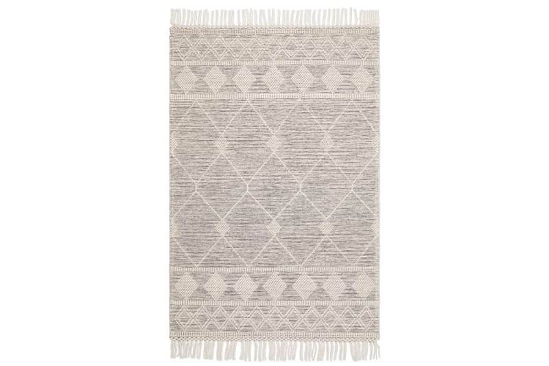 Nepal Ullteppe 200x300 cm - Svart - Tekstiler - Tepper & Matter - Moderne tepper - Ullteppe