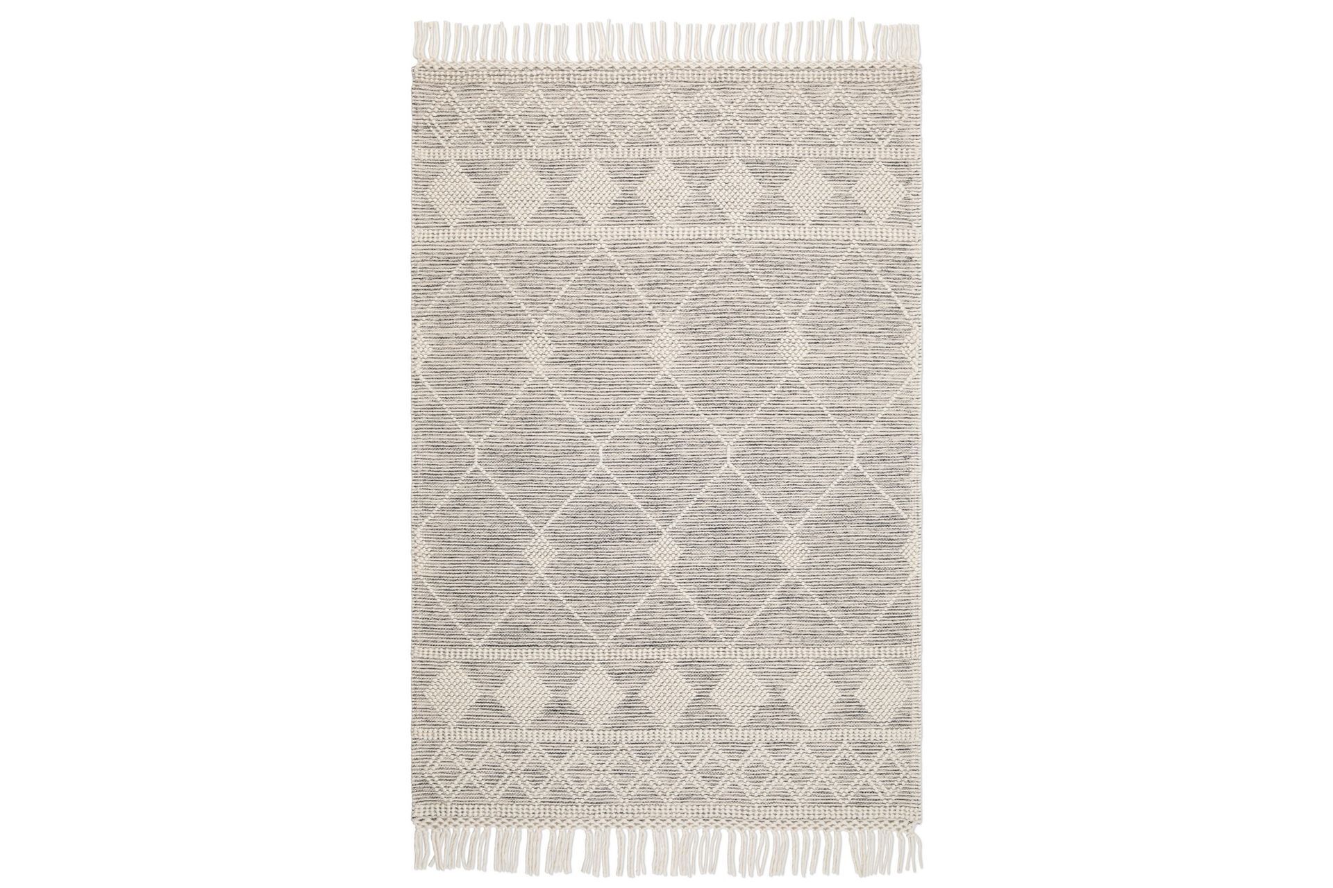 Nepal Ullteppe 240x340 cm - Svart - Tekstiler - Tepper & Matter - Moderne tepper - Ullteppe