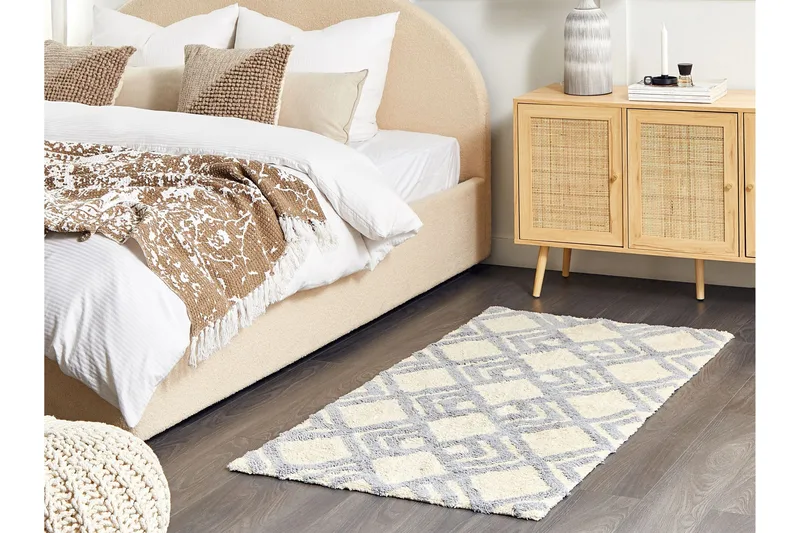 Nevsehir Ryeteppe 80x150 cm - Beige - Tekstiler - Tepper & Matter - Moderne tepper - Ryeteppe