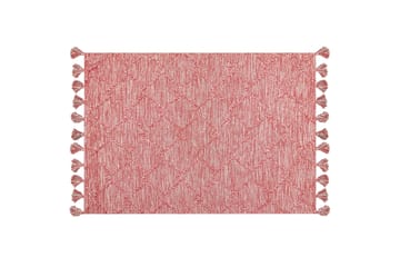 Nigde Ryeteppe 160x230 cm - Rød - Tekstiler - Tepper & Matter - Moderne tepper - Bomullstepper