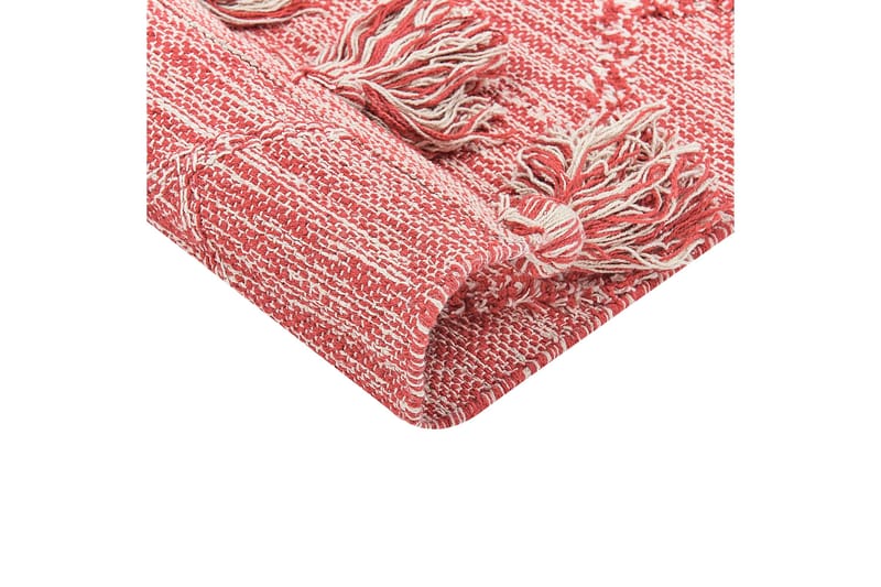 Nigde Ryeteppe 80x150 cm - Rød - Tekstiler - Tepper & Matter - Moderne tepper - Ryeteppe