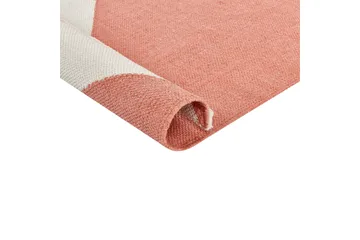 Nizip Ryeteppe 160x230 cm - Rosa - Tekstiler - Tepper & Matter - Moderne tepper - Bomullstepper