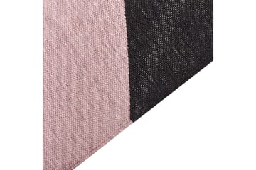 Nizip Ryeteppe 160x230 cm - Rosa - Tekstiler - Tepper & Matter - Moderne tepper - Ryeteppe