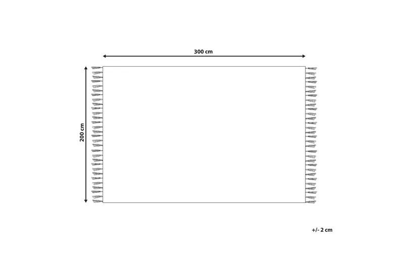 Noratus Bomullsteppe 200x300 cm - Blå - Tekstiler - Tepper & Matter - Moderne tepper - Bomullstepper