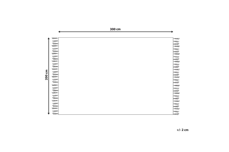 Noratus Bomullsteppe 200x300 cm - Blå - Tekstiler - Tepper & Matter - Moderne tepper - Bomullstepper