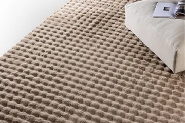 Novis Plastmatte 200x290 cm - Beige - Tekstiler - Tepper & Matter - Moderne tepper - Wiltontepper