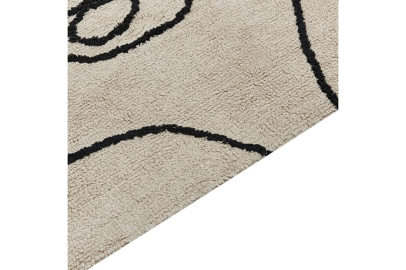 Nuru Bomullsteppe 160x230 cm - Beige - Tekstiler - Tepper & Matter - Moderne tepper - Bomullstepper