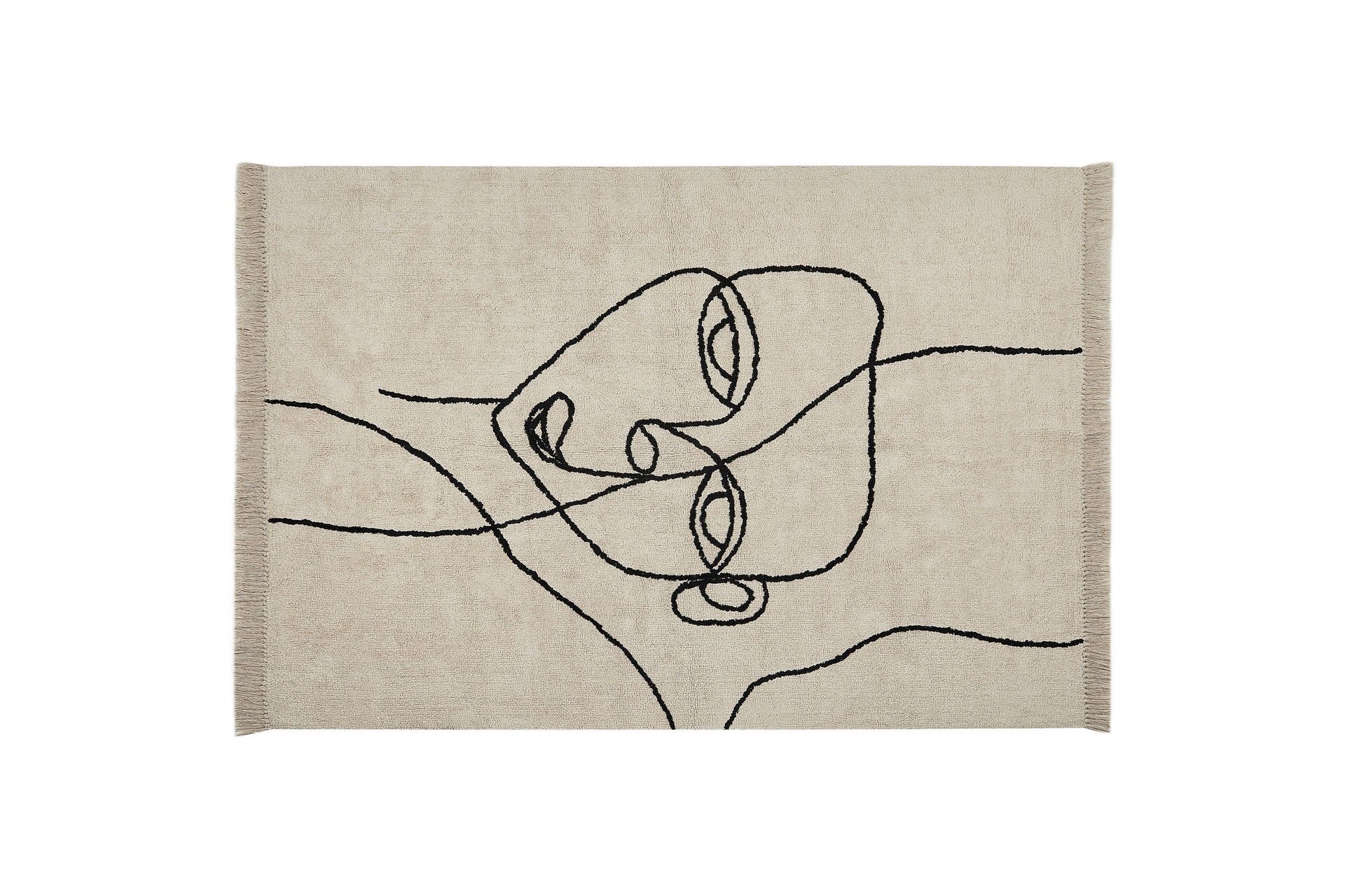 Nuru Bomullsteppe 160x230 cm - Beige
