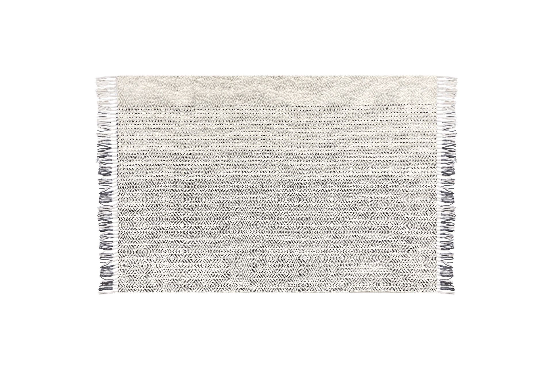 Omerli Ullteppe 160x230 cm - Svart/hvit