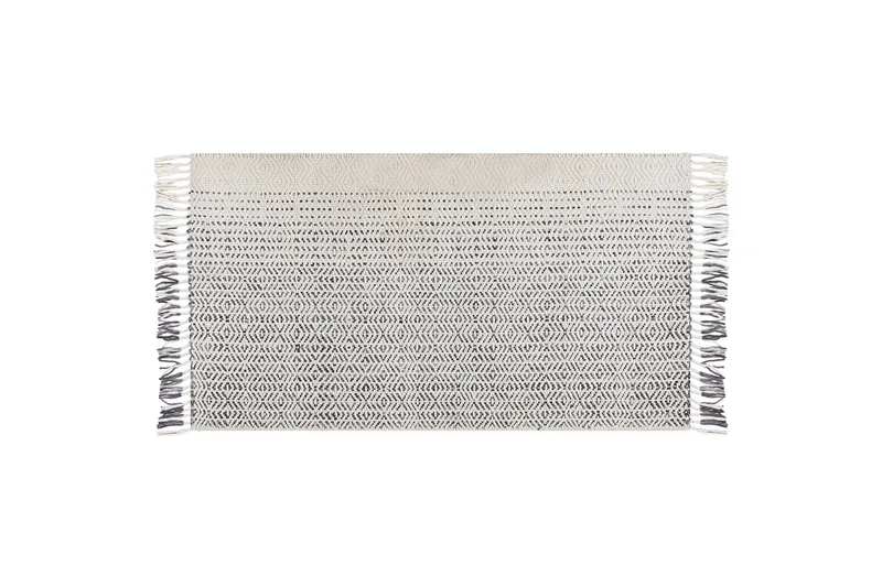 Omerli Ullteppe 80x150 cm, Svart/hvit