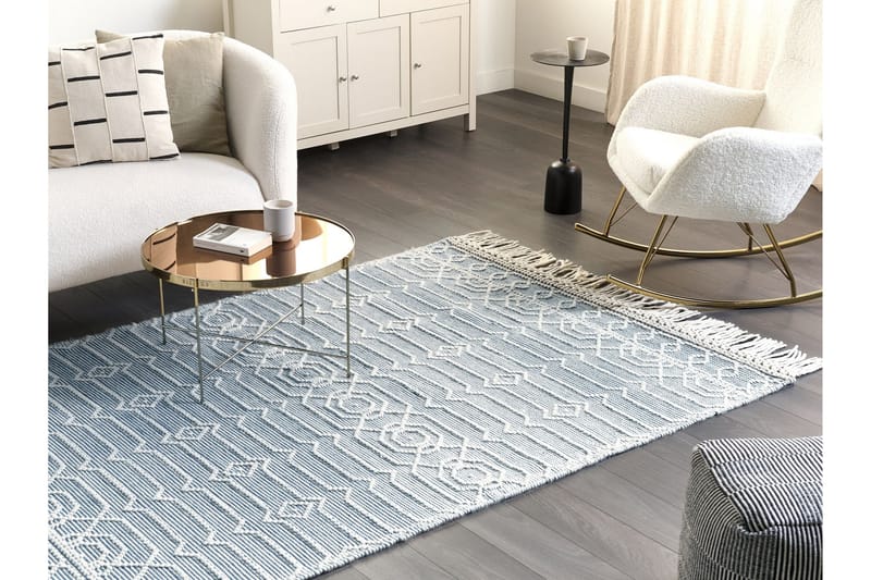 Orhaneli Ullteppe 160x230 cm, Blå