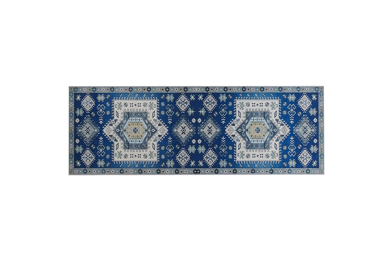 Parvakaldi Ryeteppe 70x200 cm - Blå - Tekstiler - Tepper & Matter - Moderne tepper - Ryeteppe