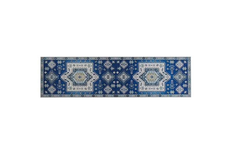 Parvakaldi Ryeteppe 80x300 cm - Blå - Tekstiler - Tepper & Matter - Moderne tepper - Ryeteppe