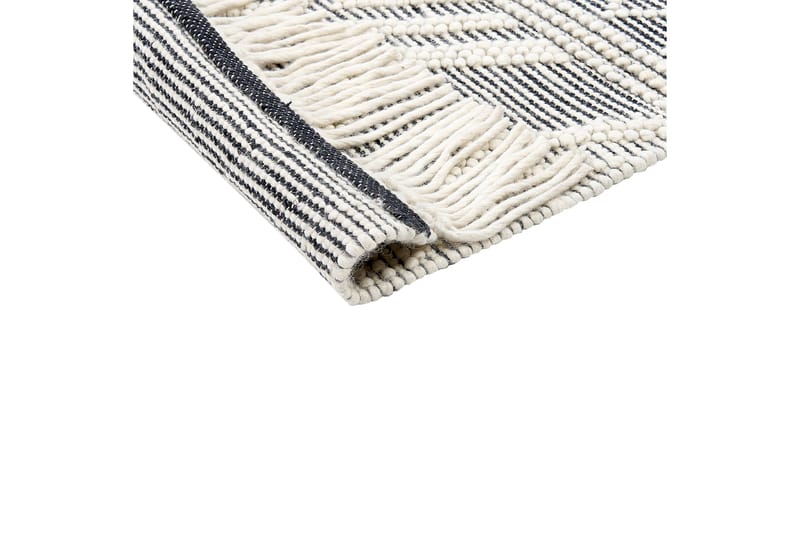 Pazar Ullteppe 160x230 cm - Svart/hvit - Tekstiler - Tepper & Matter - Moderne tepper - Ullteppe