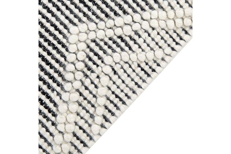 Pazar Ullteppe 160x230 cm - Svart/hvit - Tekstiler - Tepper & Matter - Moderne tepper - Ullteppe