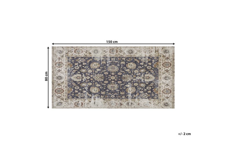 Pelitli Ryeteppe 80x150 cm - Brun - Tekstiler - Tepper & Matter - Moderne tepper - Ryeteppe