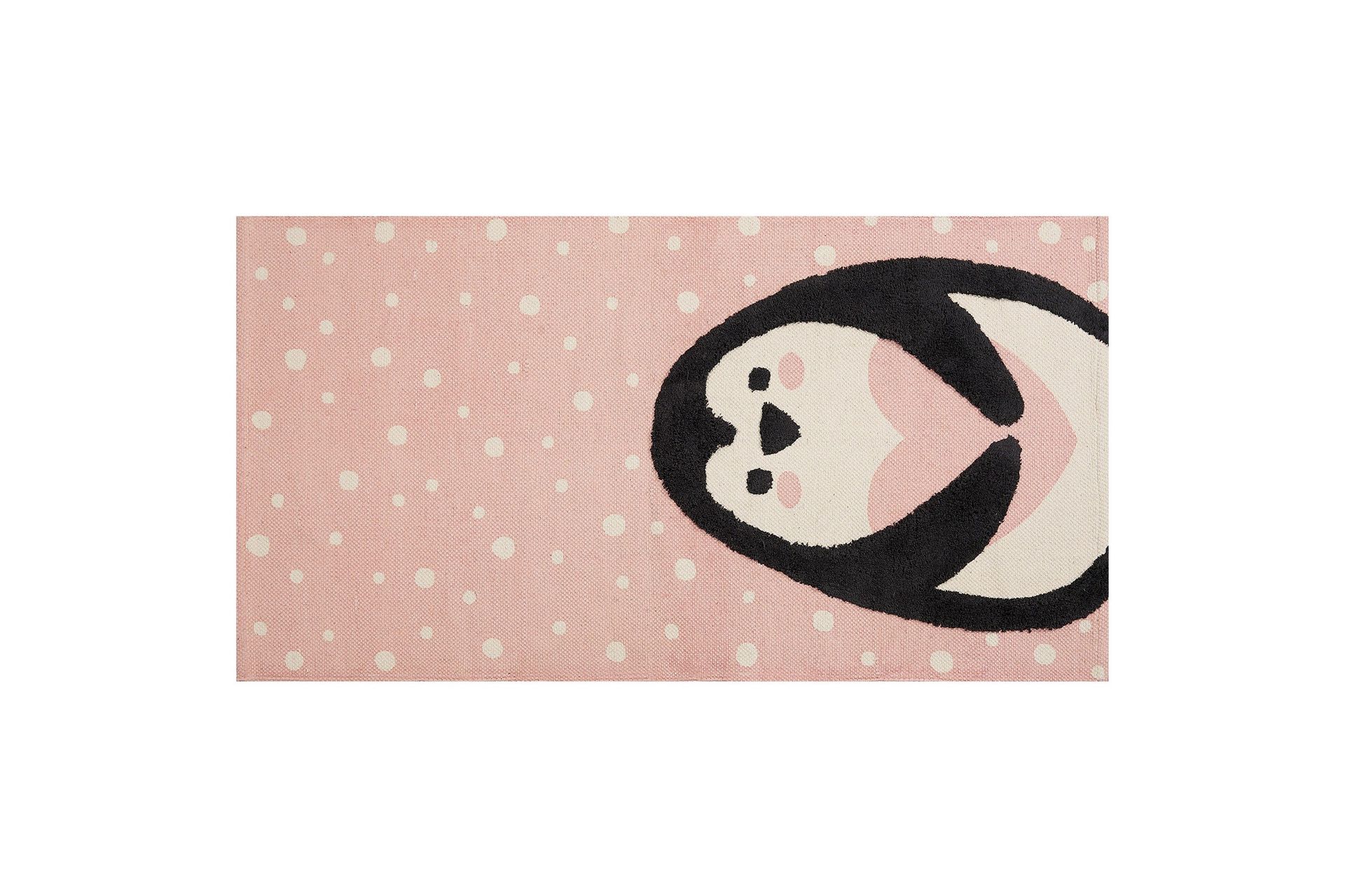 Pengkol Bomullsteppe 80x150 cm - Rosa