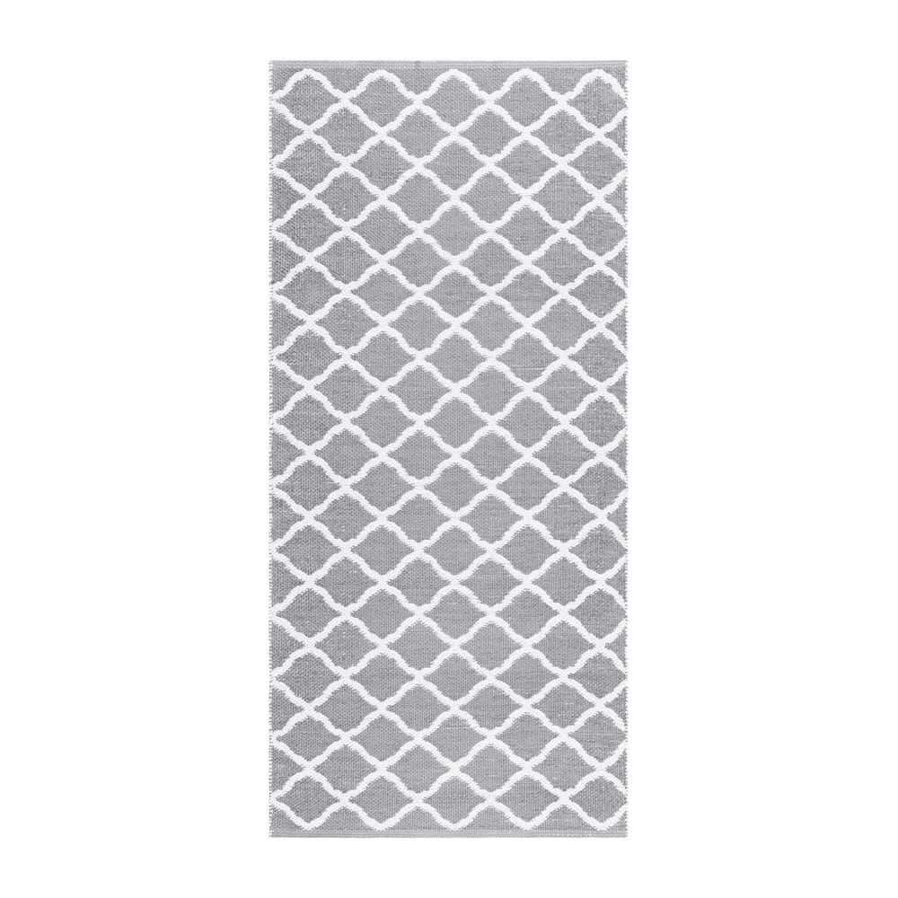 Plastteppe Hilma Wave - 70x150 cm, Grå