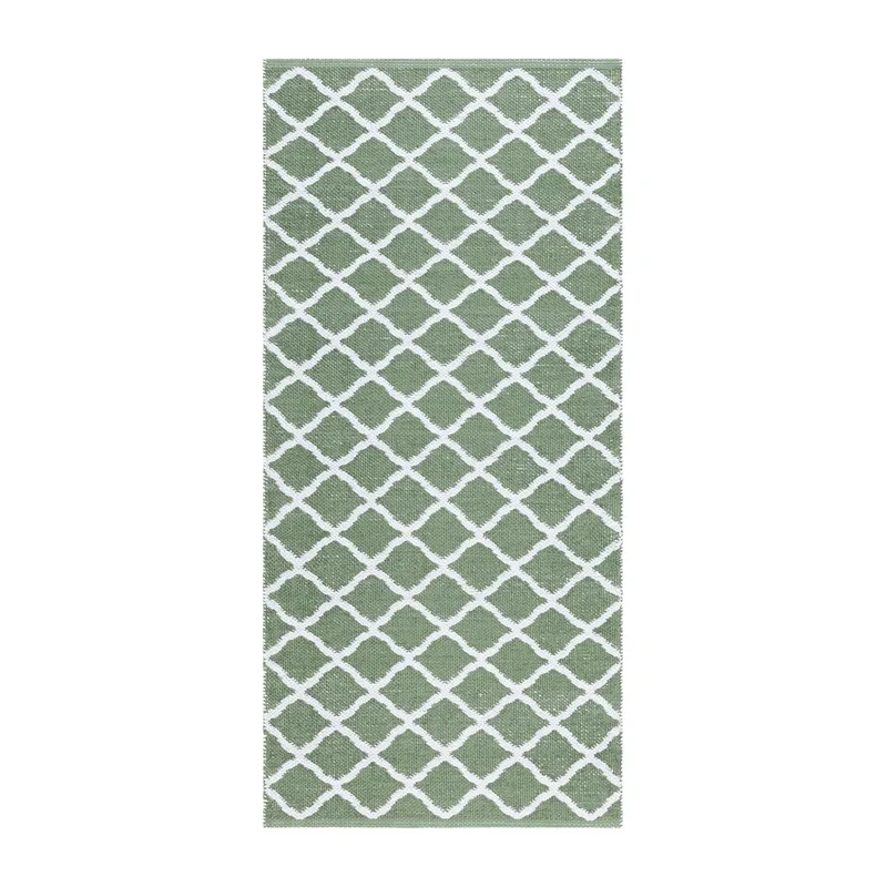 Plastteppe Hilma Wave, 70x250 cm, Grønn