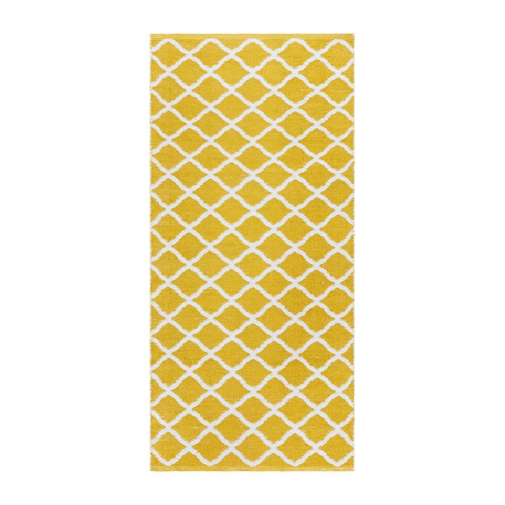 Plastteppe Hilma Wave - 70x250 cm, Gul