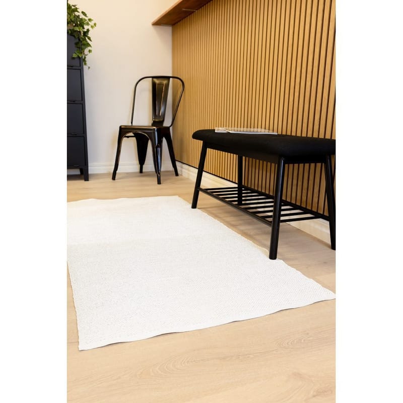 Plastteppe Hilma Plain - 70x250 cm, Hvit - Tekstiler - Tepper & Matter - Moderne tepper - Wiltontepper