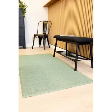 Plastteppe Hilma Plain - 70x250 cm, Grønn - Tekstiler - Tepper & Matter - Moderne tepper - Wiltontepper