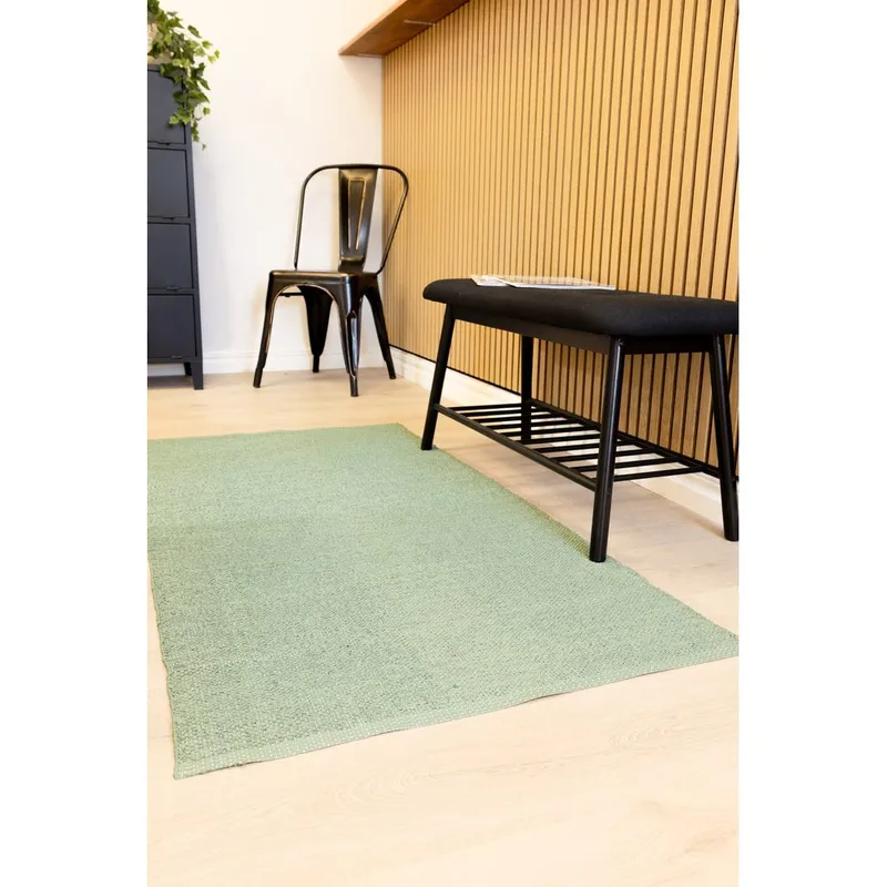 Plastteppe Hilma Plain - 70x250 cm, Grønn - Tekstiler - Tepper & Matter - Moderne tepper - Wiltontepper