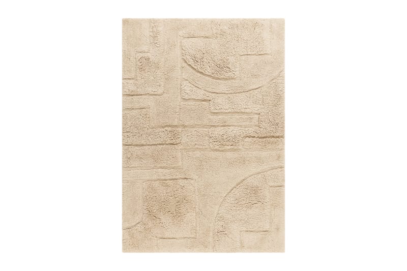 Pure Ullteppe 170x240 cm Rektangulær - Beige - Tekstiler - Tepper & Matter - Moderne tepper - Ullteppe