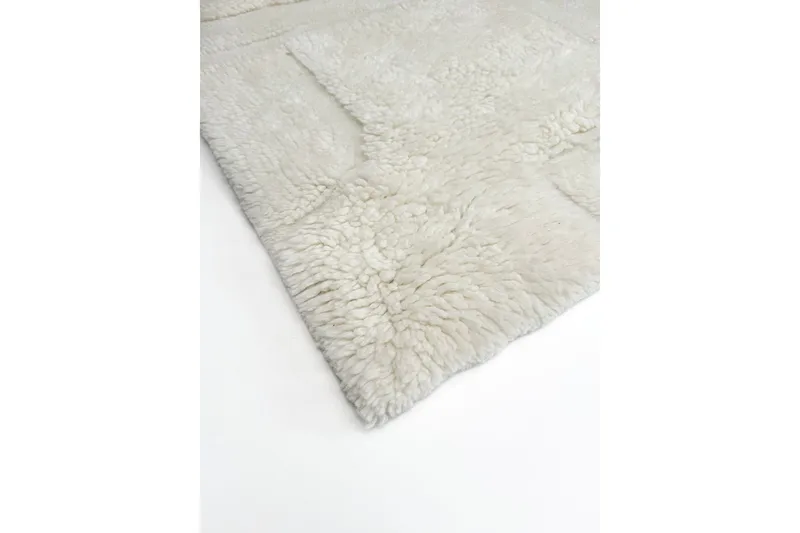 Pure Ullteppe 200x300 cm Rektangulær - Creme - Tekstiler - Tepper & Matter - Moderne tepper - Ullteppe