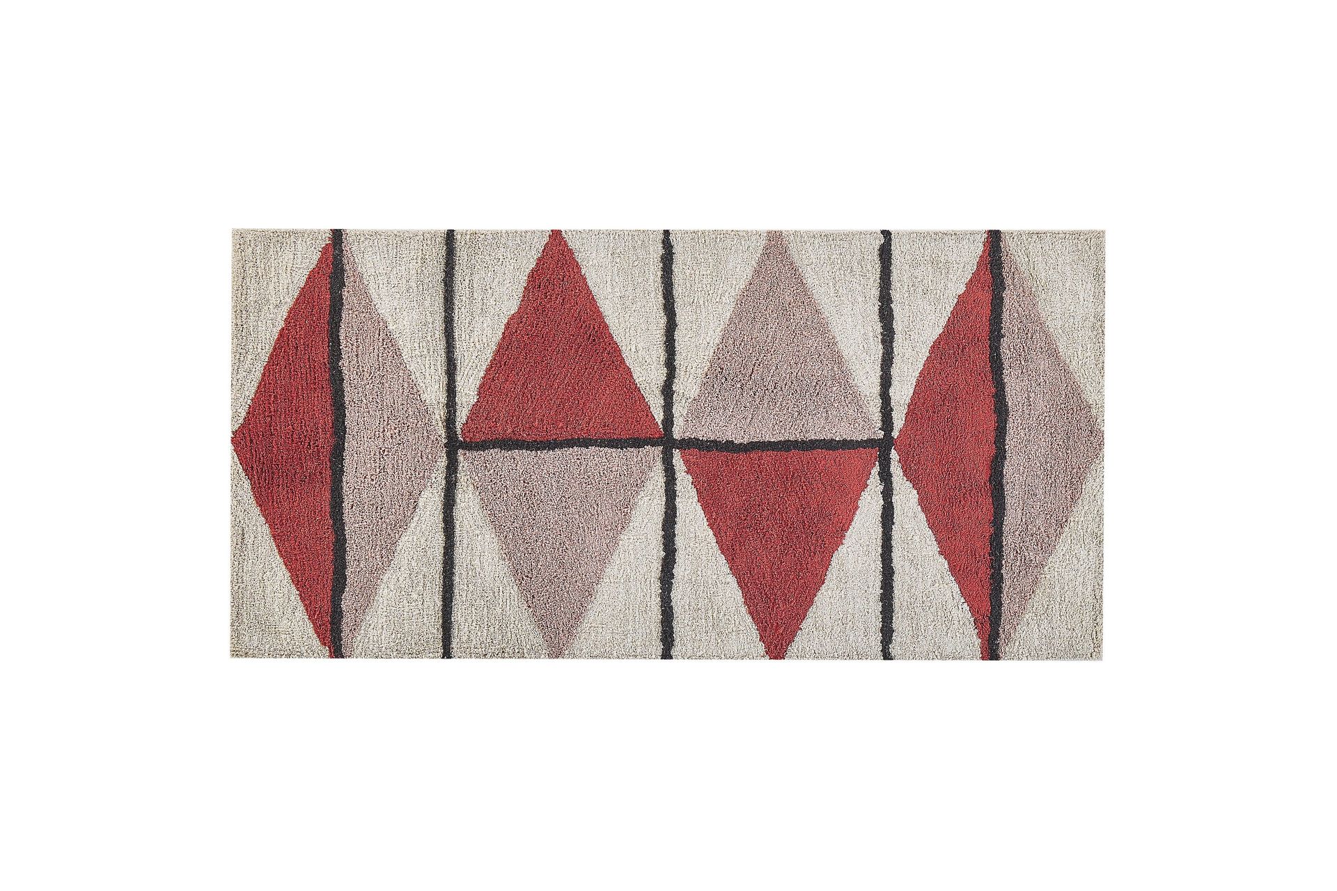 Purnia Ryeteppe 80x150 cm - Rød