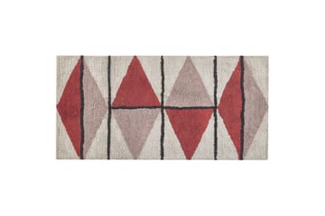 Purnia Ryeteppe 80x150 cm - Rød - Tekstiler - Tepper & Matter - Moderne tepper - Ryeteppe