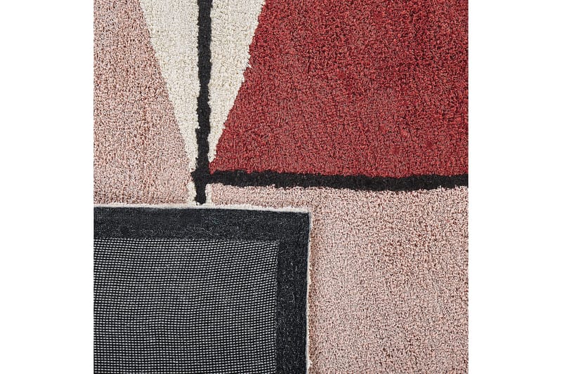 Purnia Ryeteppe 80x150 cm - Rød - Tekstiler - Tepper & Matter - Moderne tepper - Ryeteppe