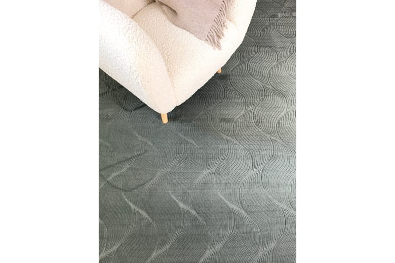 Ranjana Friezeteppe 80x250 cm Avlangt - Grønn - Tekstiler - Tepper & Matter - Moderne tepper - Wiltontepper