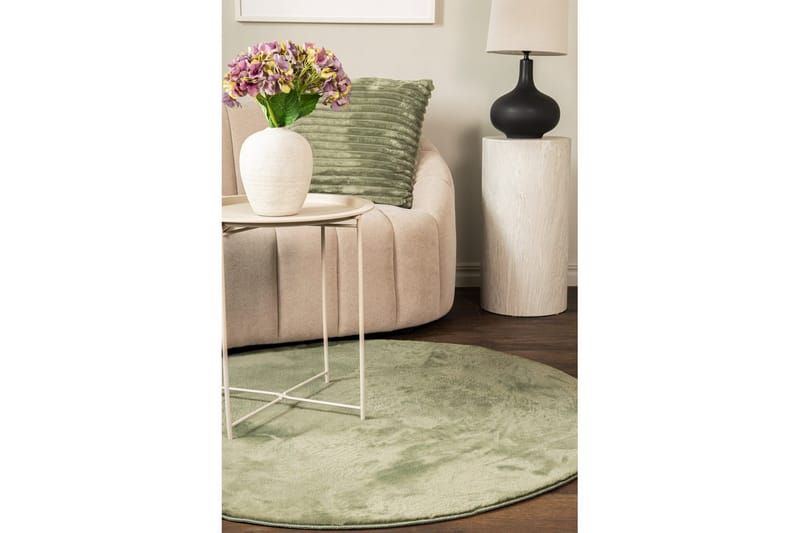 Relax Ryeteppe Rund 120 cm - Beige - Tekstiler - Tepper & Matter - Moderne tepper - Ryeteppe