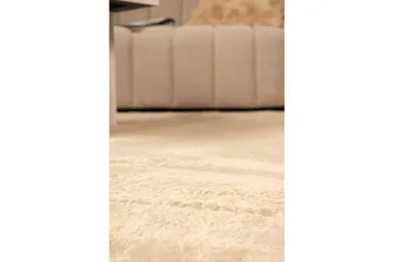 Relax Ryeteppe Rund 120 cm - Beige - Tekstiler - Tepper & Matter - Moderne tepper - Ryeteppe