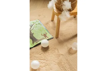 Relax Ryeteppe Rund 120 cm - Beige - Tekstiler - Tepper & Matter - Moderne tepper - Ryeteppe