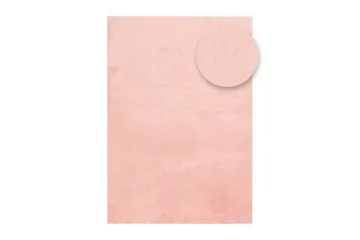 Relax Stor Rektangulær Ryamatte & Lugmatte 200x290 cm - Rosa - Tekstiler - Tepper & Matter - Moderne tepper - Ryeteppe
